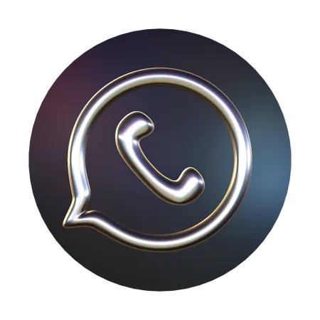 3 D Icon Logo Whatsapp 3D Icon