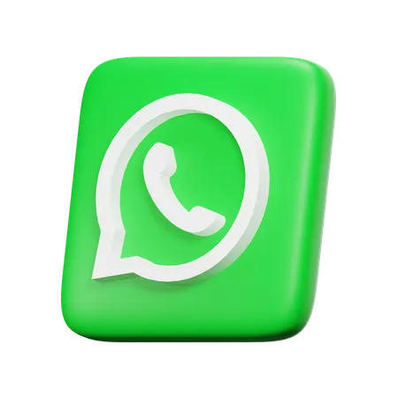 WhatsApp  3D Icon