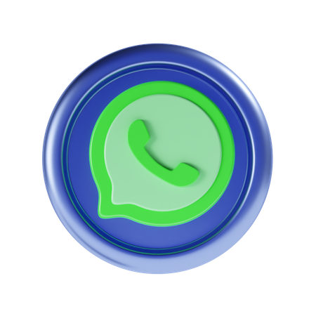 WhatsApp  3D Icon