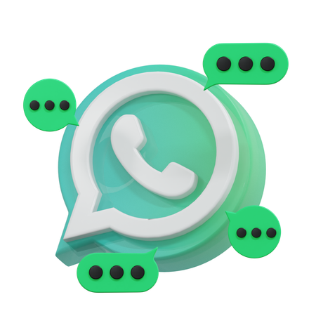 WhatsApp  3D Icon