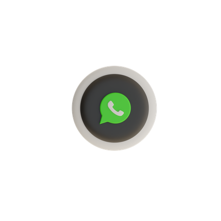 WhatsApp  3D Icon