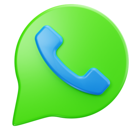 Whatsapp Call  3D Icon