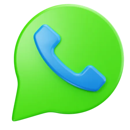 Whatsapp Call  3D Icon
