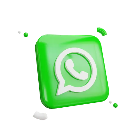 Whatsapp Logo  3D Icon