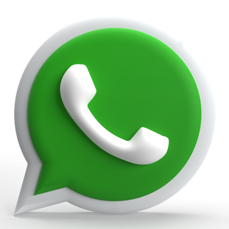 Whatsapp Logo  3D Icon