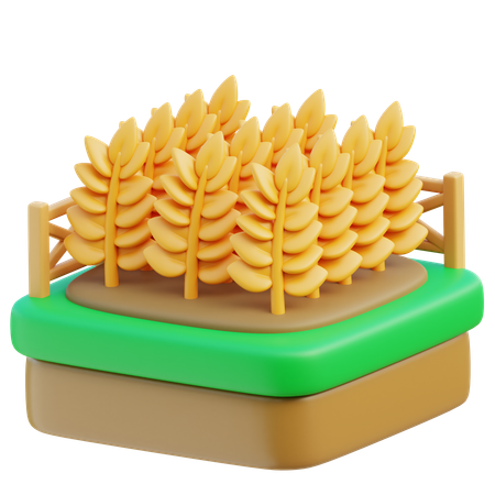 Wheat  3D Icon