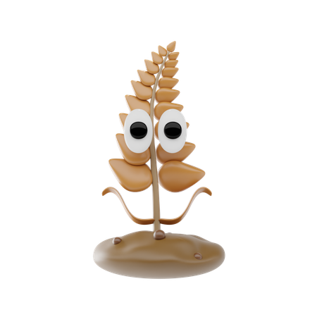 Wheat  3D Icon