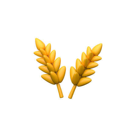 Wheat  3D Icon