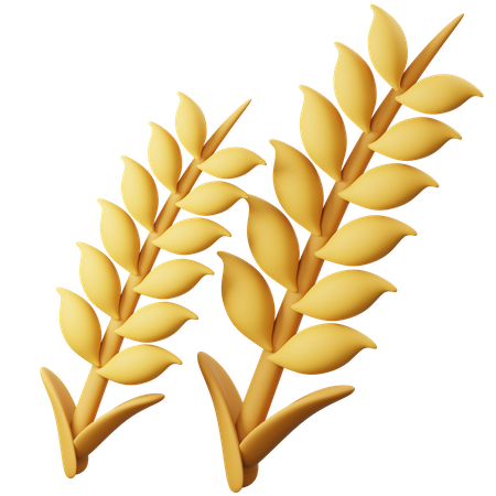 Wheat  3D Icon