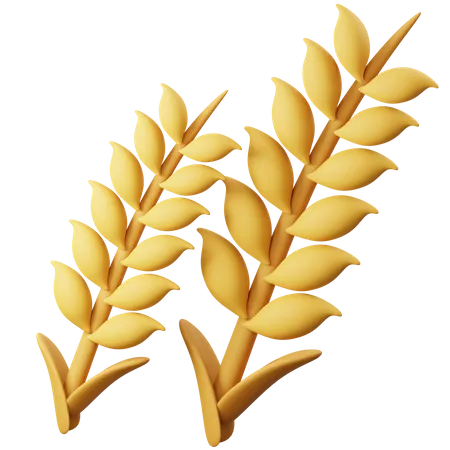 Wheat 3D Icon