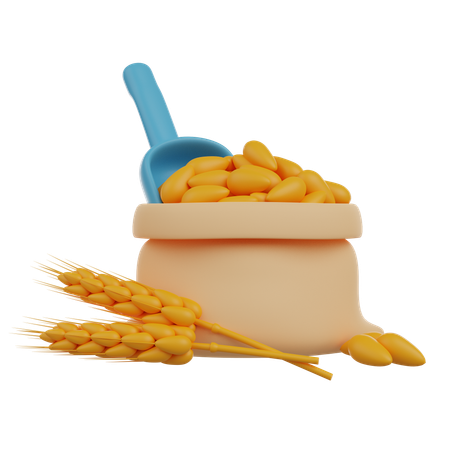 Wheat Bag  3D Icon