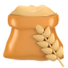 wheat bag emoji 3d