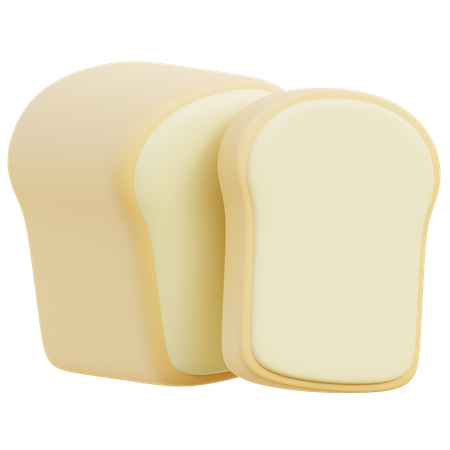 Wheat Bread  3D Icon