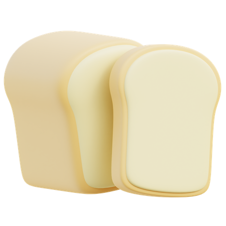 Wheat Bread  3D Icon