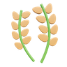 wheat crop emoji 3d