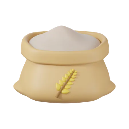 Wheat Flour  3D Icon