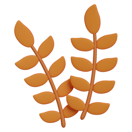 Wheat Leaf  3D Icon