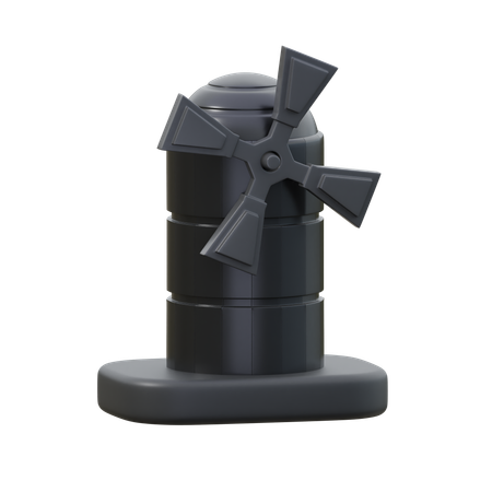 Wheat Mill  3D Icon