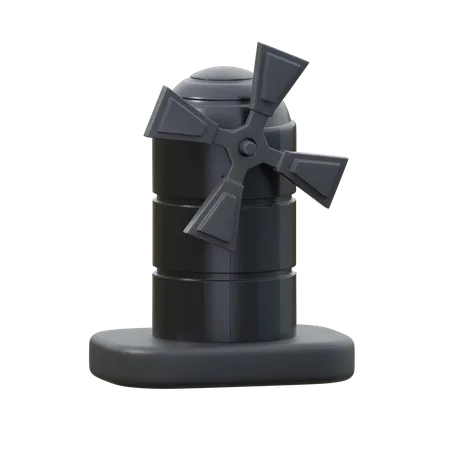 Wheat Mill  3D Icon