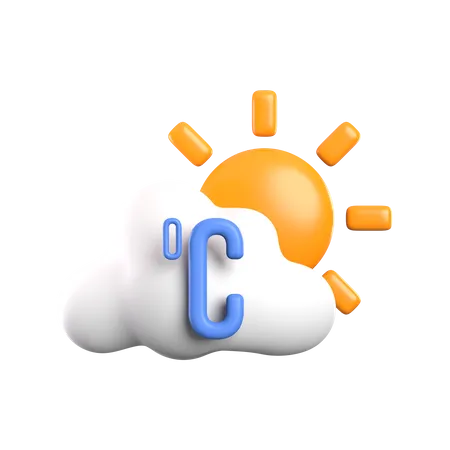 3 D Rendering Weather Application Icon 3D Icon