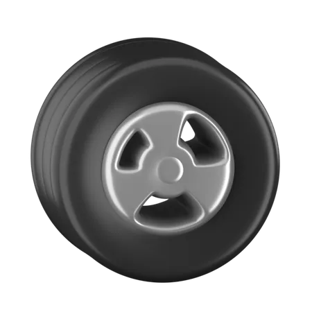 Wheel Automotive Parts 3 D Icon 3D Icon