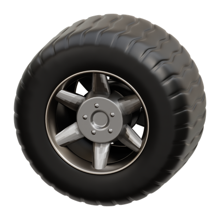 車輪  3D Icon