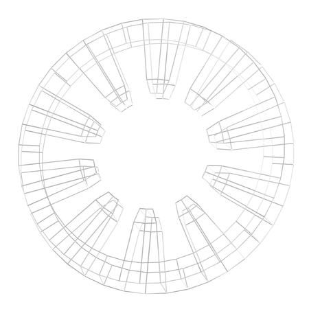 Wheel  3D Icon