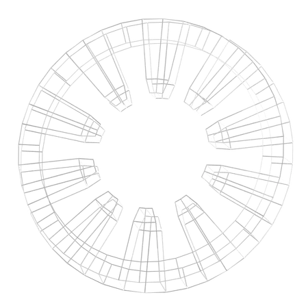 Wheel  3D Icon