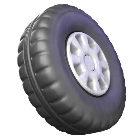 Wheel  3D Icon