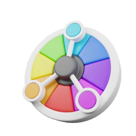 Wheel  3D Icon