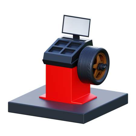 Wheel Alignment  3D Icon