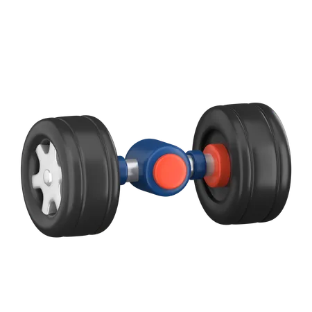 Wheel Balancer 3 D Car Service Icon 3D Icon