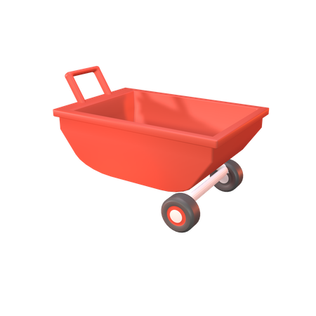 Wheel Barrow  3D Icon