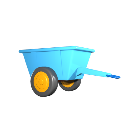 Wheel Barrow  3D Icon