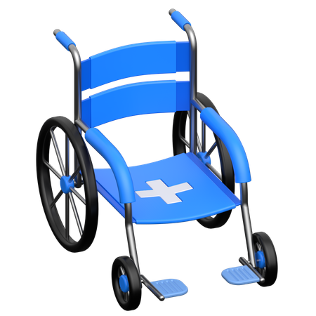 Wheel Chair  3D Icon