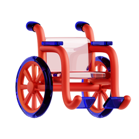 Wheel Chair  3D Icon