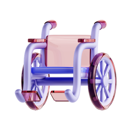 Wheel Chair  3D Icon