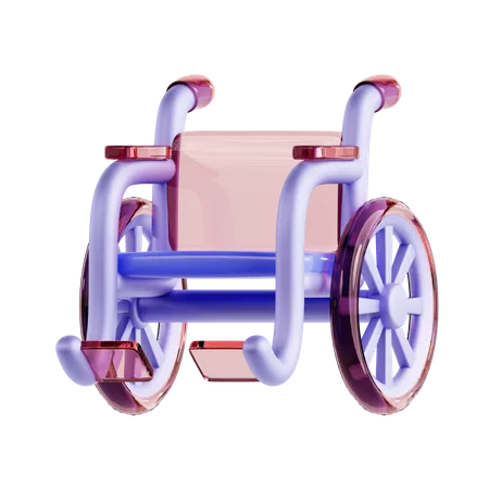 Wheel Chair  3D Icon