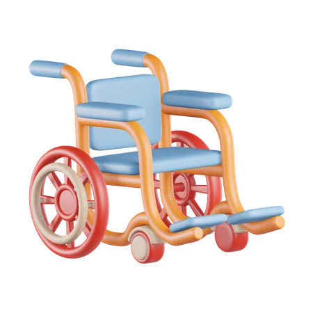 Wheel chair  3D Icon