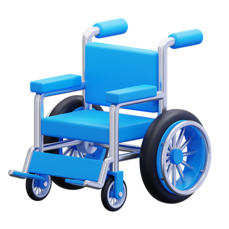 Wheel chair  3D Icon