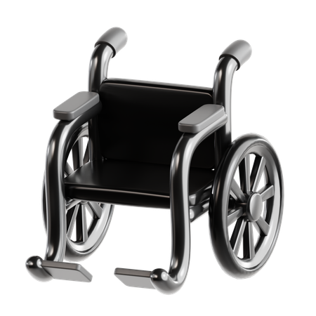 Wheel Chair  3D Icon