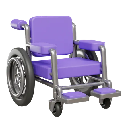 Wheel Chair  3D Icon