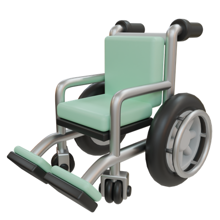 Wheel Chair  3D Icon