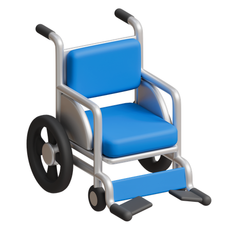 Wheel chair  3D Icon
