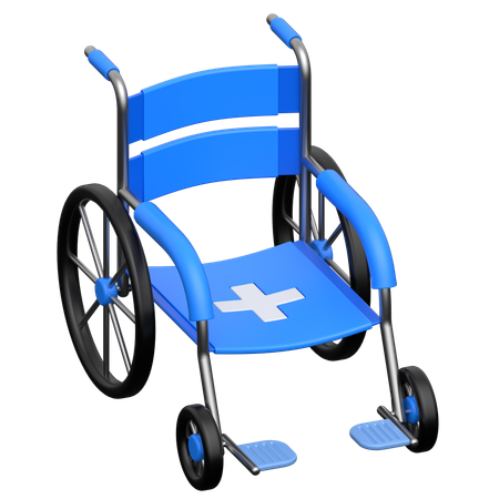 Wheel Chair  3D Icon
