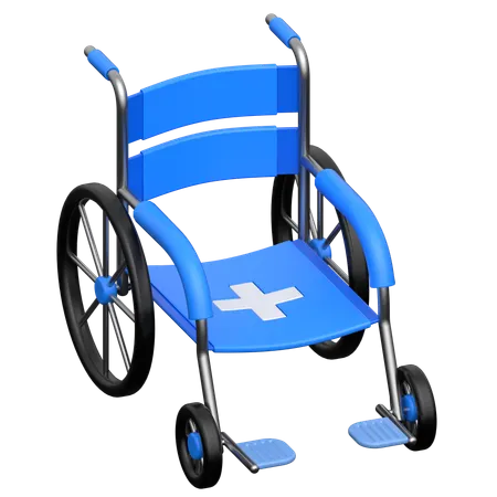 Wheel Chair  3D Icon