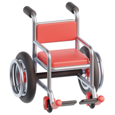 Wheel Chair  3D Icon