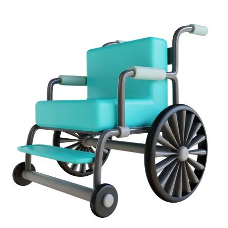 Wheel Chair  3D Icon