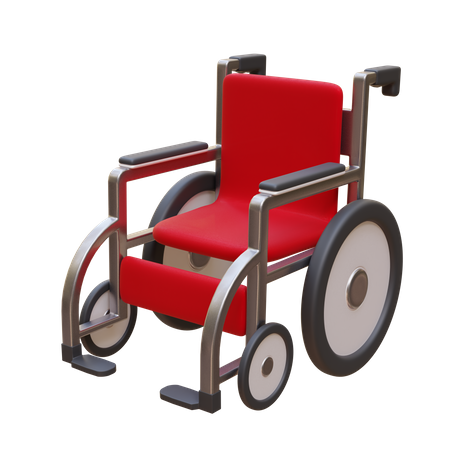 Wheel Chair  3D Icon