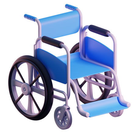 Wheel chair  3D Icon